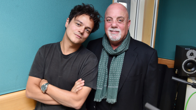 Jamie and Billy Joel on BBC Radio 2