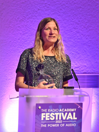 Folded Wing Founder & CEO Karen Pearson awarded accolade of Fellowship of The Radio Academy