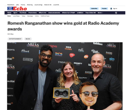Romesh Ranganathan in Echo News