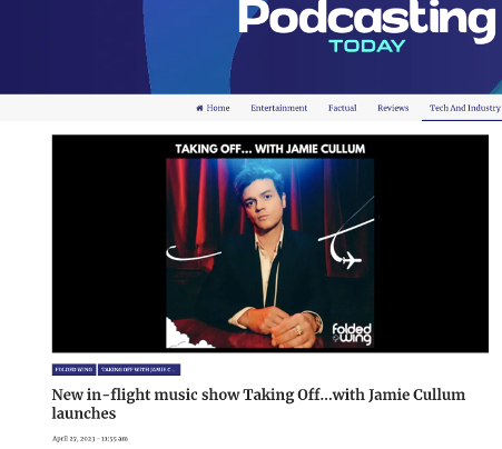 Taking Off - Jame Cullum - Podcasting Today