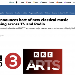 The BBC announces host of new classical music programming across TV and Radio