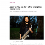 Camden New Journal discussing 'Round Midnight 4/4 guest Donovan Haffner