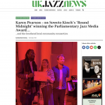 UK Jazz News reports on 'Round Midnight's win at the 2025 Parliamentary Jazz Awards